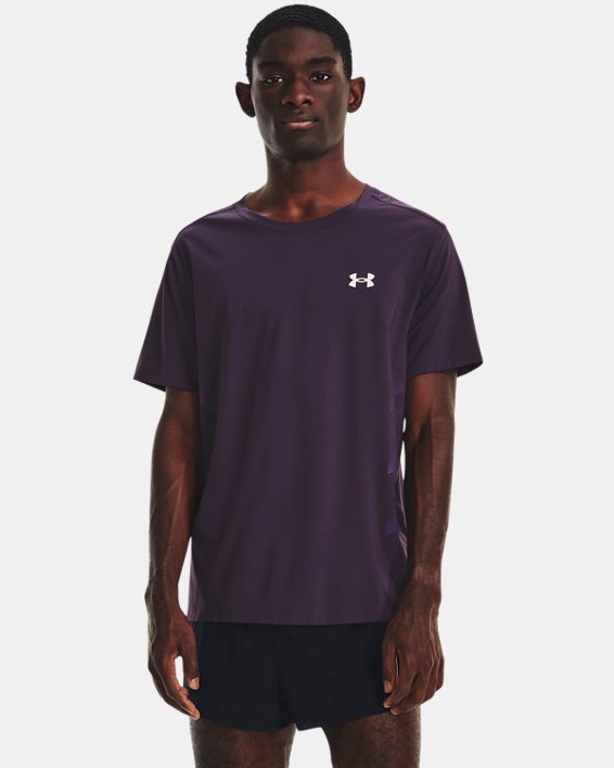 Men's UA Iso-Chill Laser Heat Short Sleeve, Purple, pdpMainDesktop image number 0